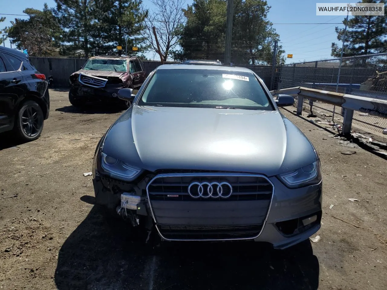 WAUHFAFL2DN038358 2013 Audi A4 Premium Plus