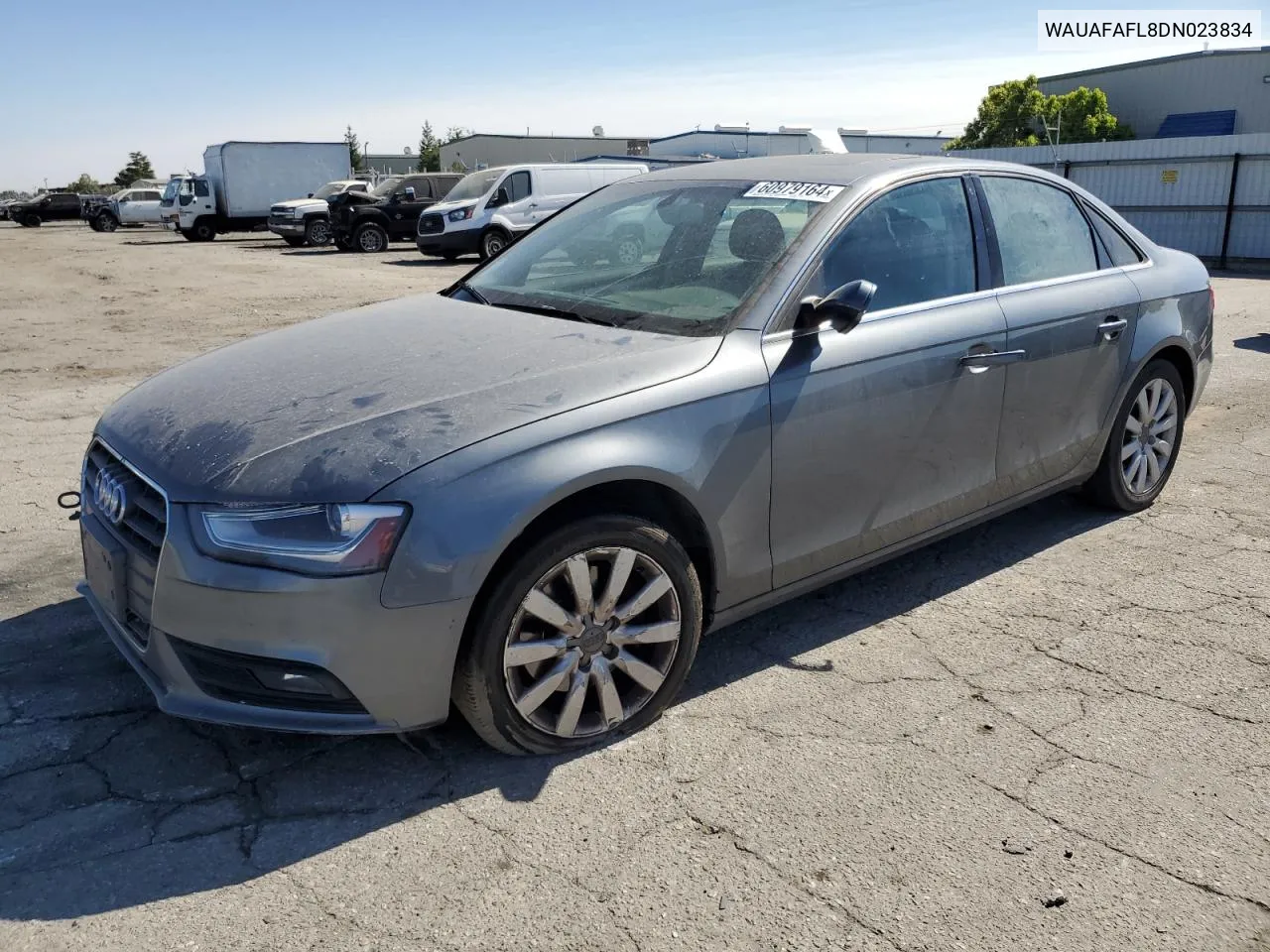 2013 Audi A4 Premium VIN: WAUAFAFL8DN023834 Lot: 60979164