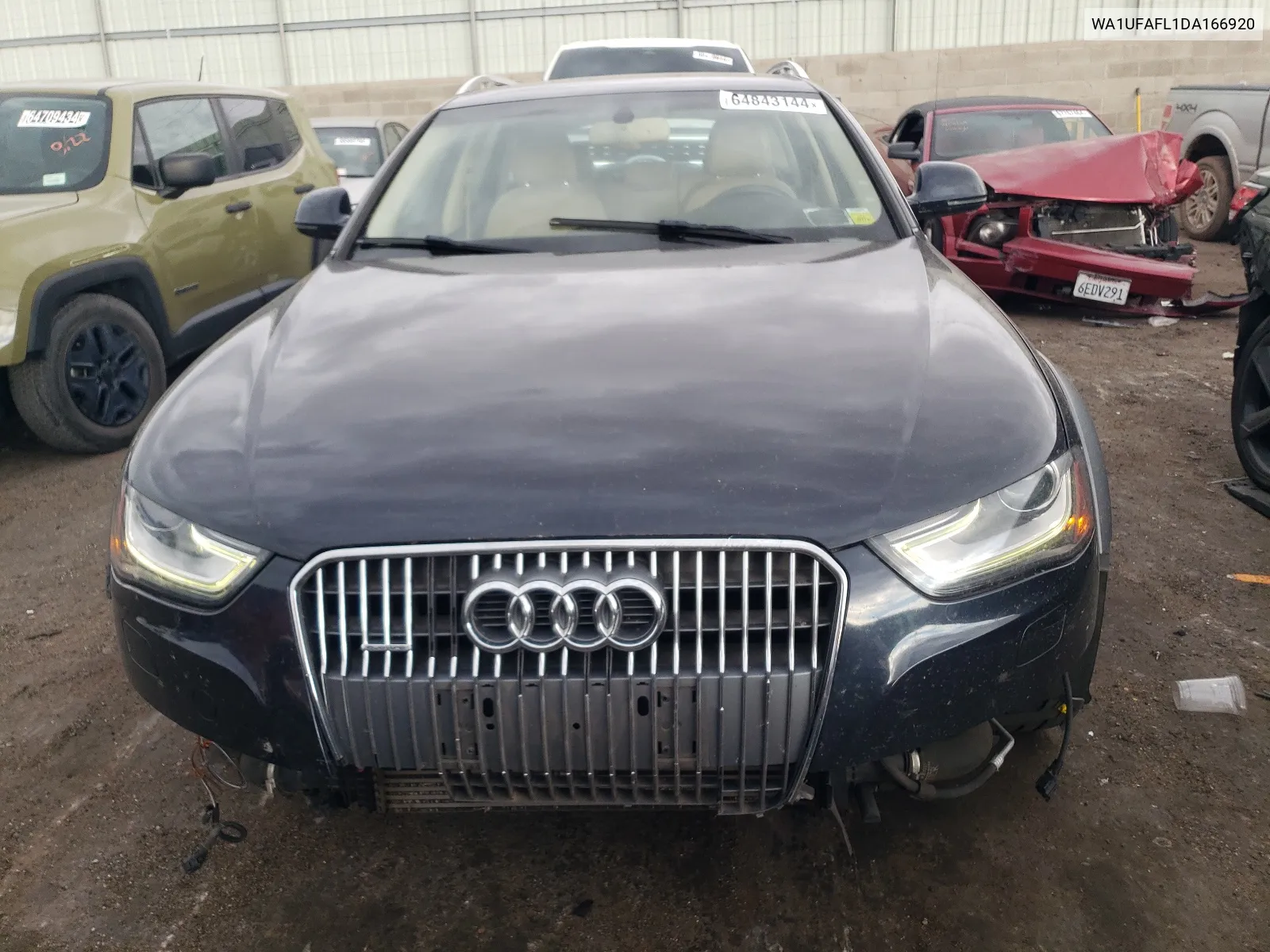 2013 Audi A4 Allroad Premium Plus VIN: WA1UFAFL1DA166920 Lot: 64843144