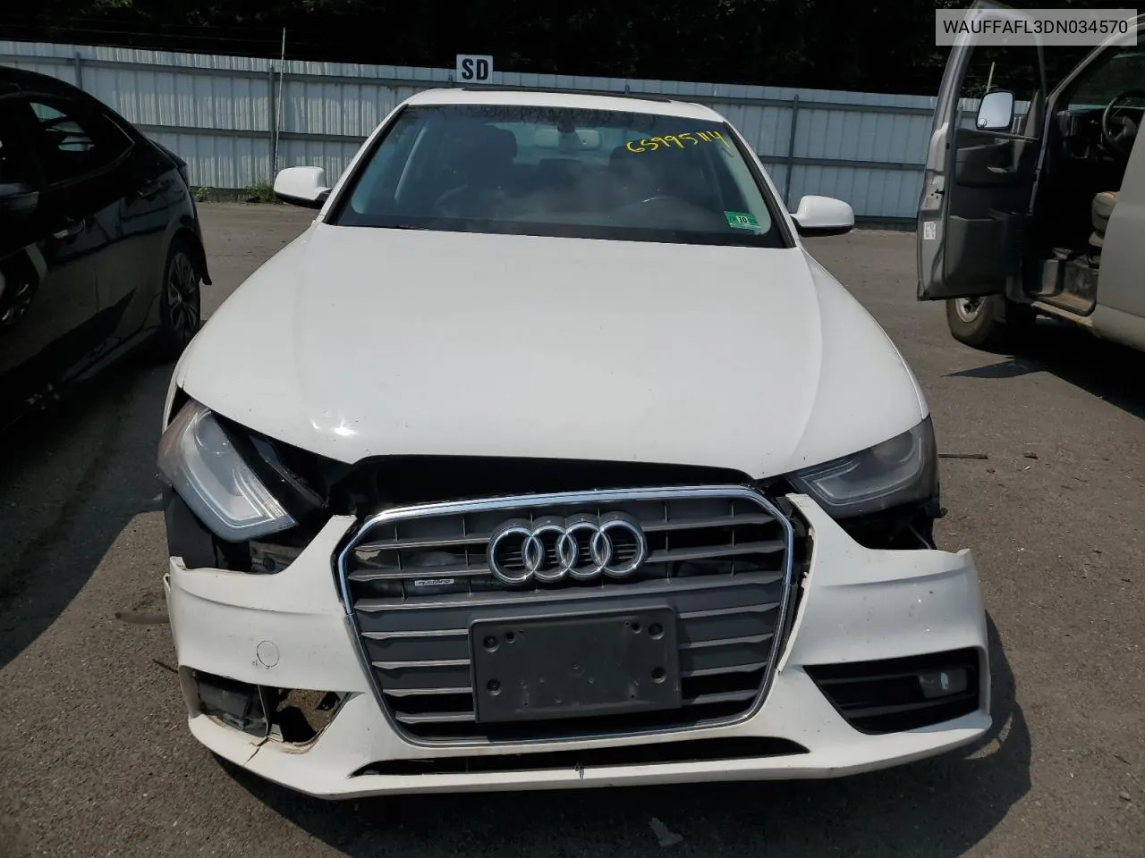 WAUFFAFL3DN034570 2013 Audi A4 Premium Plus