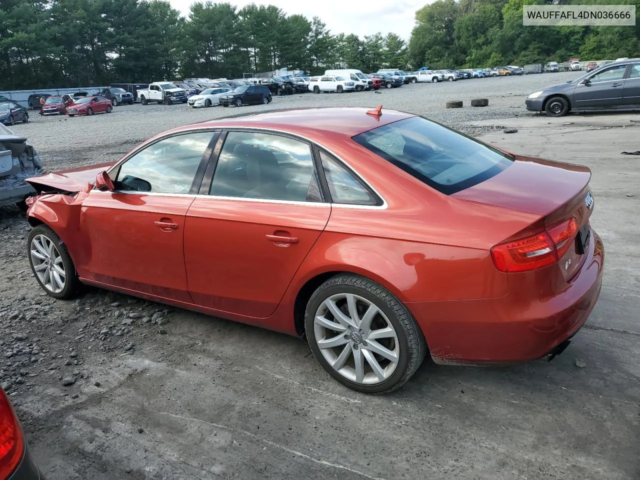 2013 Audi A4 Premium Plus VIN: WAUFFAFL4DN036666 Lot: 66335644