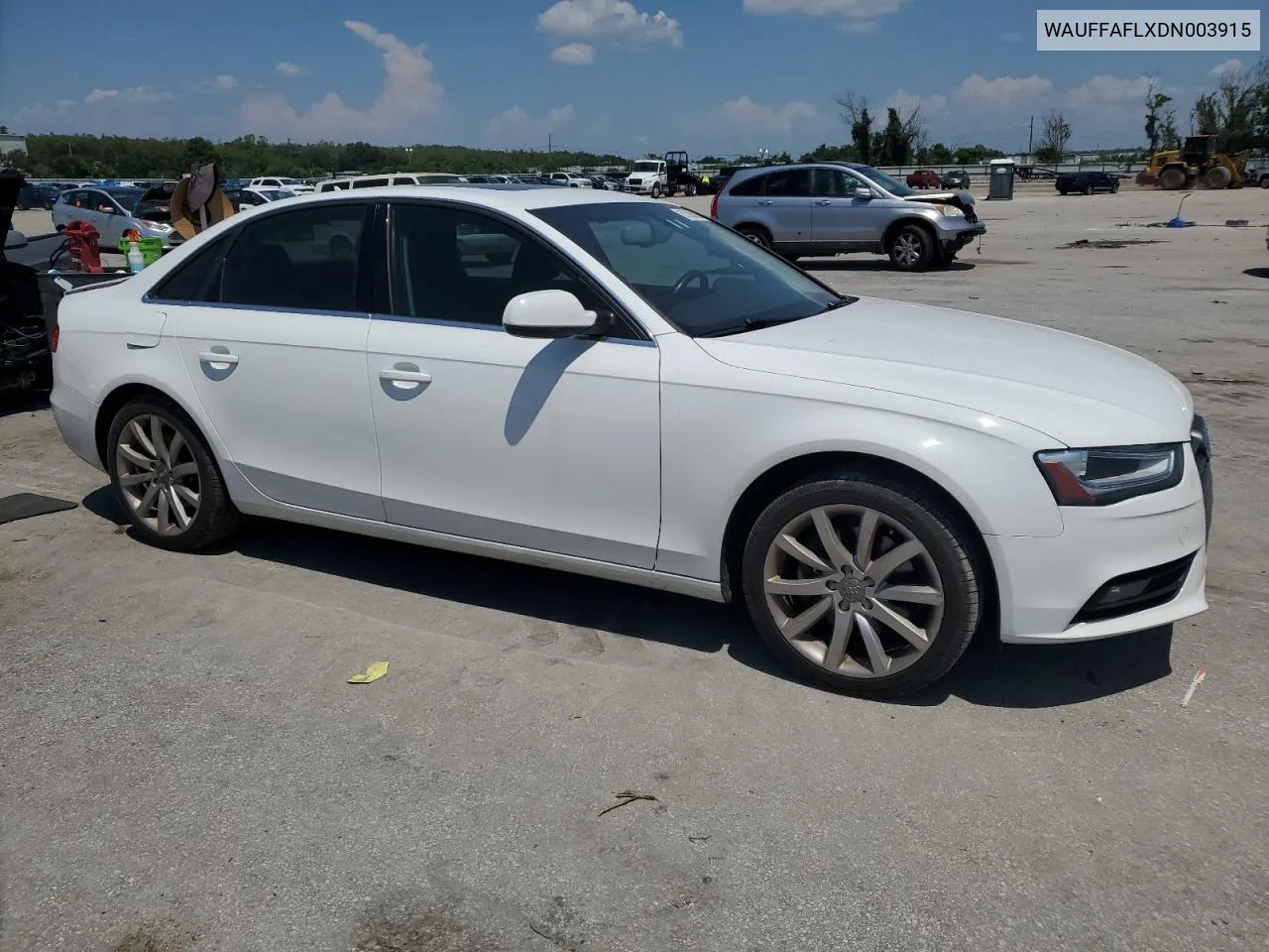 2013 Audi A4 Premium Plus VIN: WAUFFAFLXDN003915 Lot: 67363894