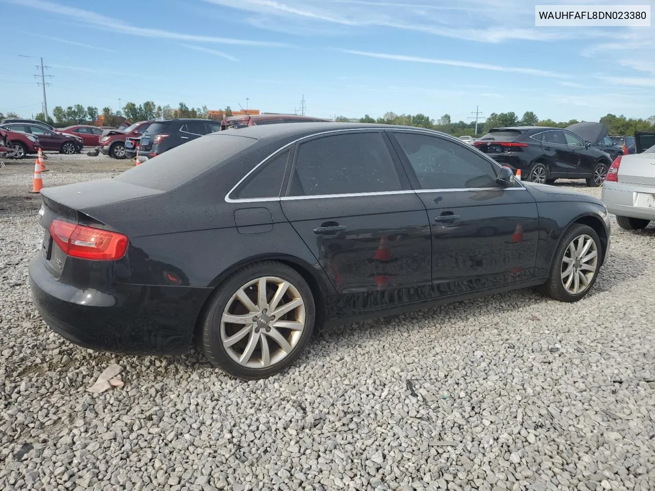 2013 Audi A4 Premium Plus VIN: WAUHFAFL8DN023380 Lot: 69744084