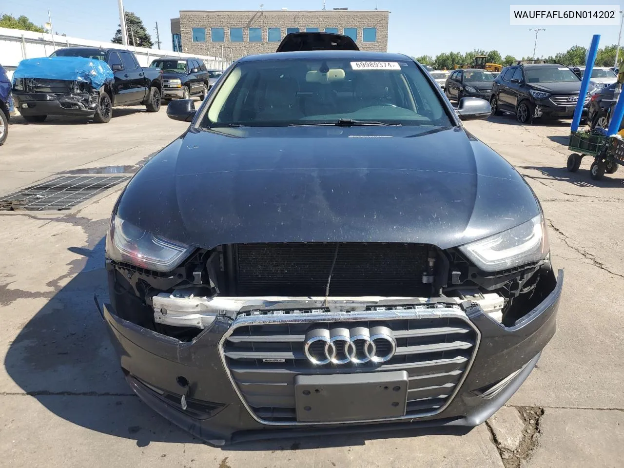 2013 Audi A4 Premium Plus VIN: WAUFFAFL6DN014202 Lot: 69989374