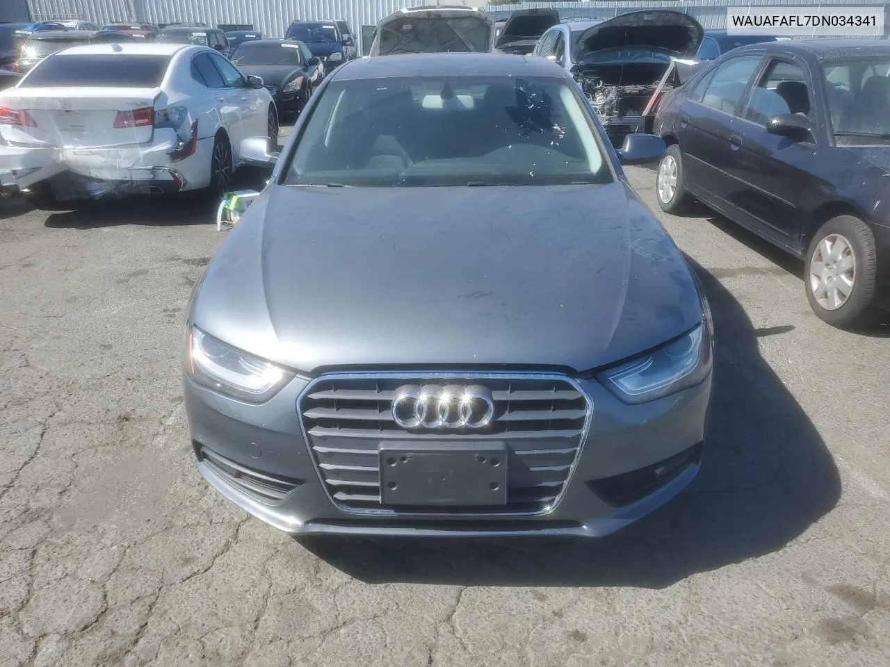 2013 Audi A4 Premium VIN: WAUAFAFL7DN034341 Lot: 70145204