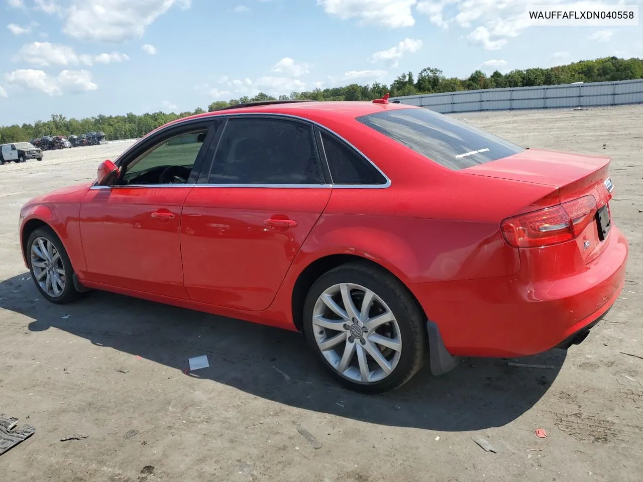 WAUFFAFLXDN040558 2013 Audi A4 Premium Plus