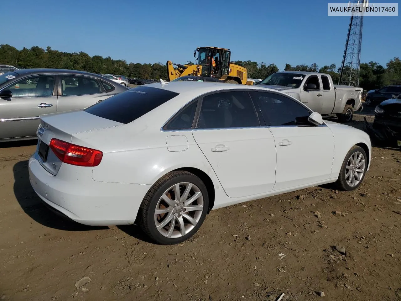 2013 Audi A4 Prestige VIN: WAUKFAFL1DN017460 Lot: 71273994