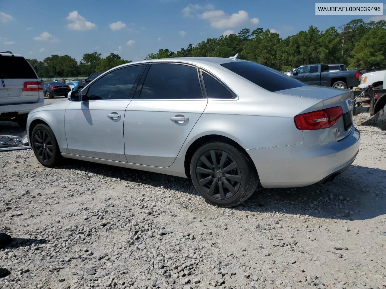 WAUBFAFL0DN039496 2013 Audi A4 Premium