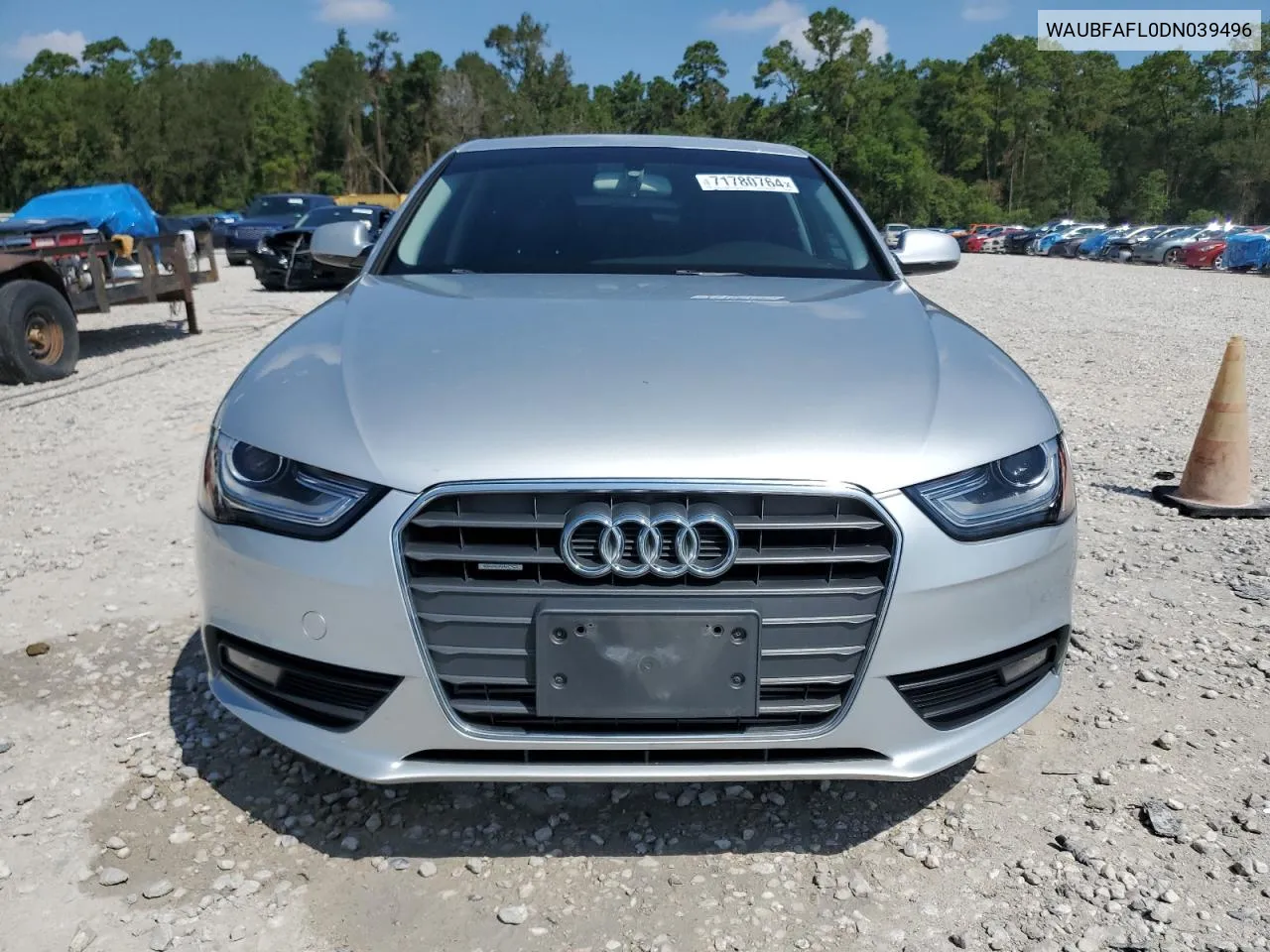 2013 Audi A4 Premium VIN: WAUBFAFL0DN039496 Lot: 71780764