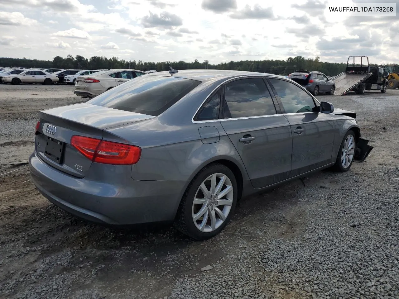 2013 Audi A4 Premium Plus VIN: WAUFFAFL1DA178268 Lot: 71988754