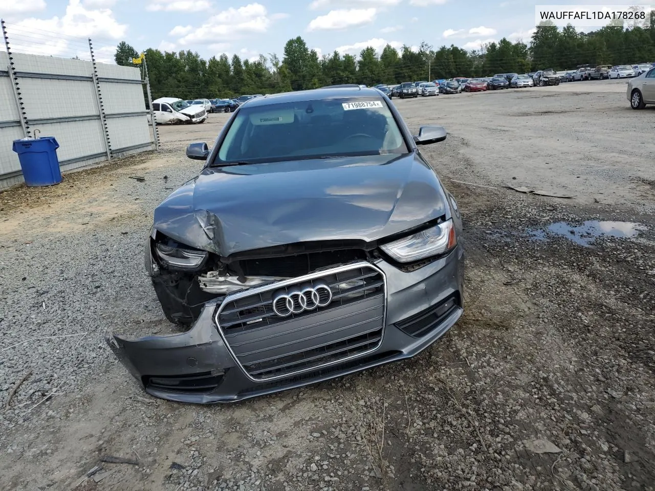 2013 Audi A4 Premium Plus VIN: WAUFFAFL1DA178268 Lot: 71988754