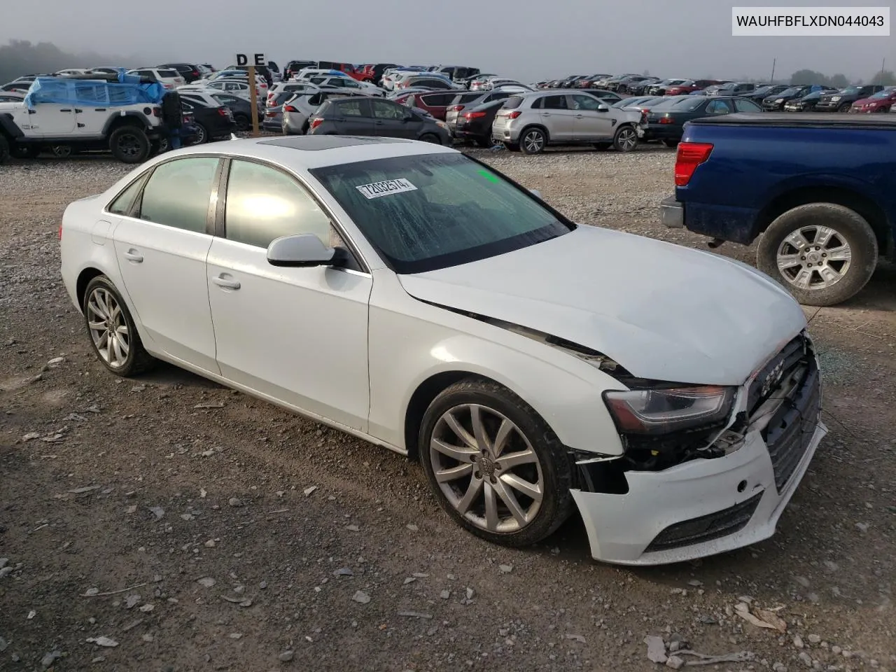 WAUHFBFLXDN044043 2013 Audi A4 Premium Plus