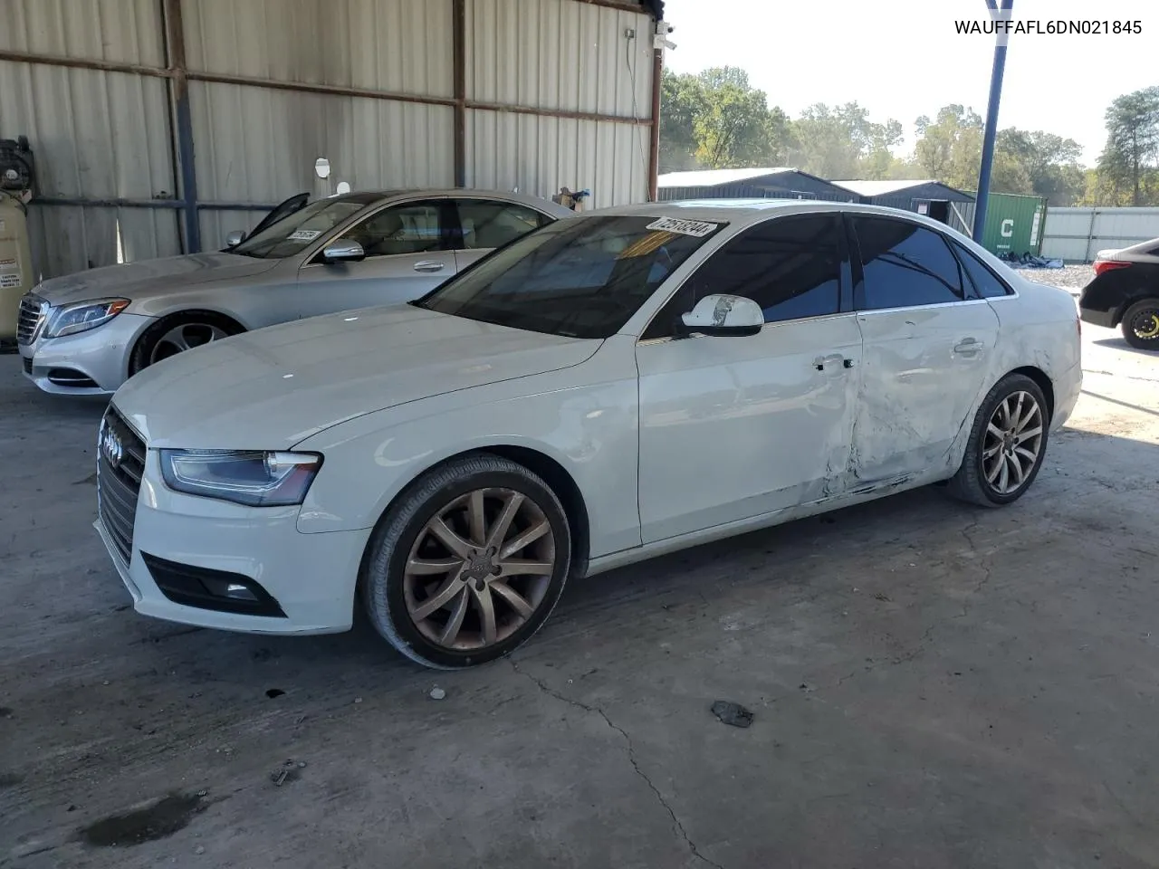 2013 Audi A4 Premium Plus VIN: WAUFFAFL6DN021845 Lot: 72518244