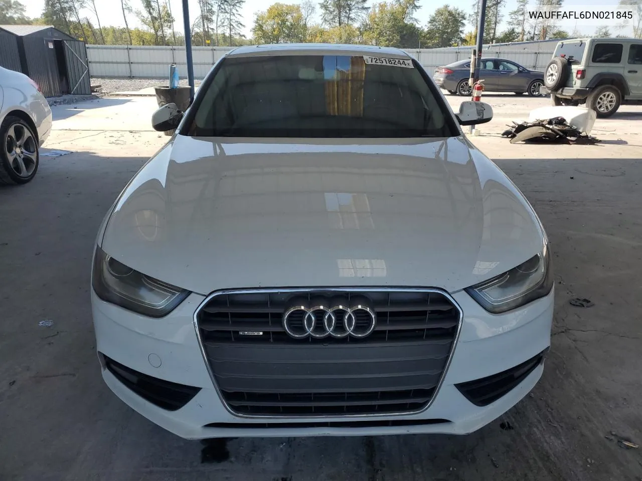 2013 Audi A4 Premium Plus VIN: WAUFFAFL6DN021845 Lot: 72518244