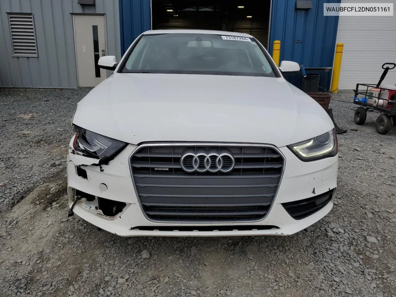 2013 Audi A4 Premium VIN: WAUBFCFL2DN051161 Lot: 73187284