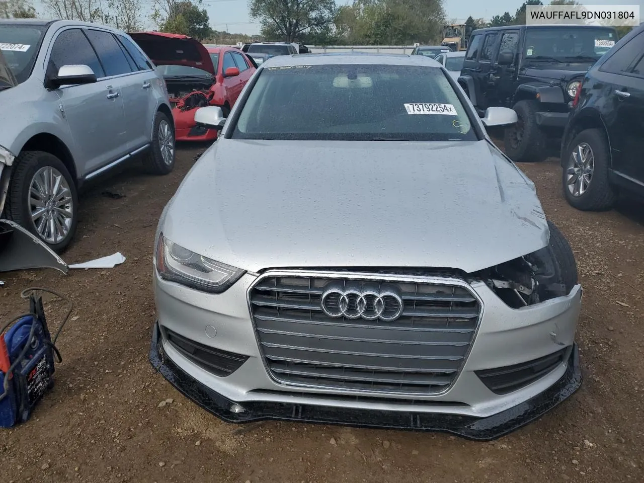 2013 Audi A4 Premium Plus VIN: WAUFFAFL9DN031804 Lot: 73792254