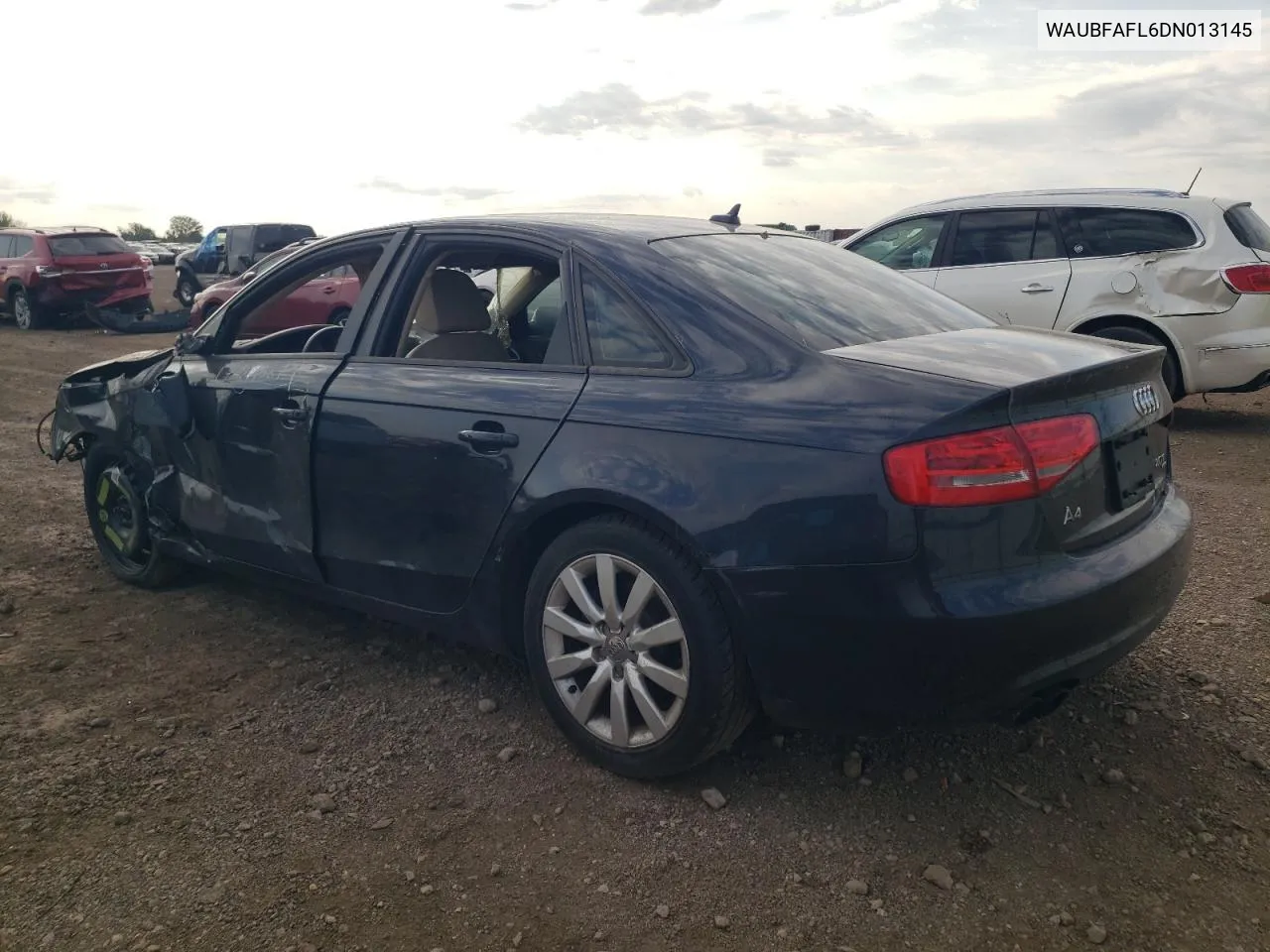 2013 Audi A4 Premium VIN: WAUBFAFL6DN013145 Lot: 74295874