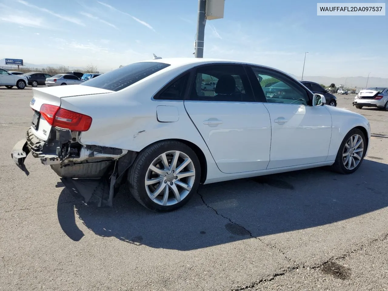 2013 Audi A4 Premium Plus VIN: WAUFFAFL2DA097537 Lot: 74387634