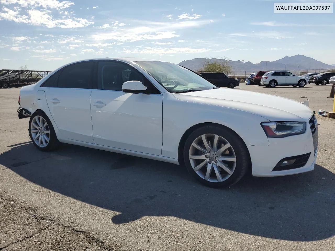 2013 Audi A4 Premium Plus VIN: WAUFFAFL2DA097537 Lot: 74387634