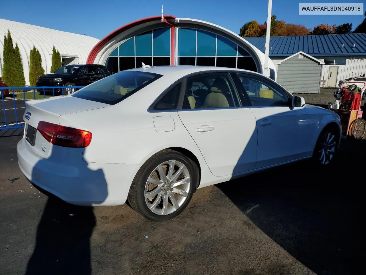 2013 Audi A4 Premium Plus VIN: WAUFFAFL3DN040918 Lot: 75171574