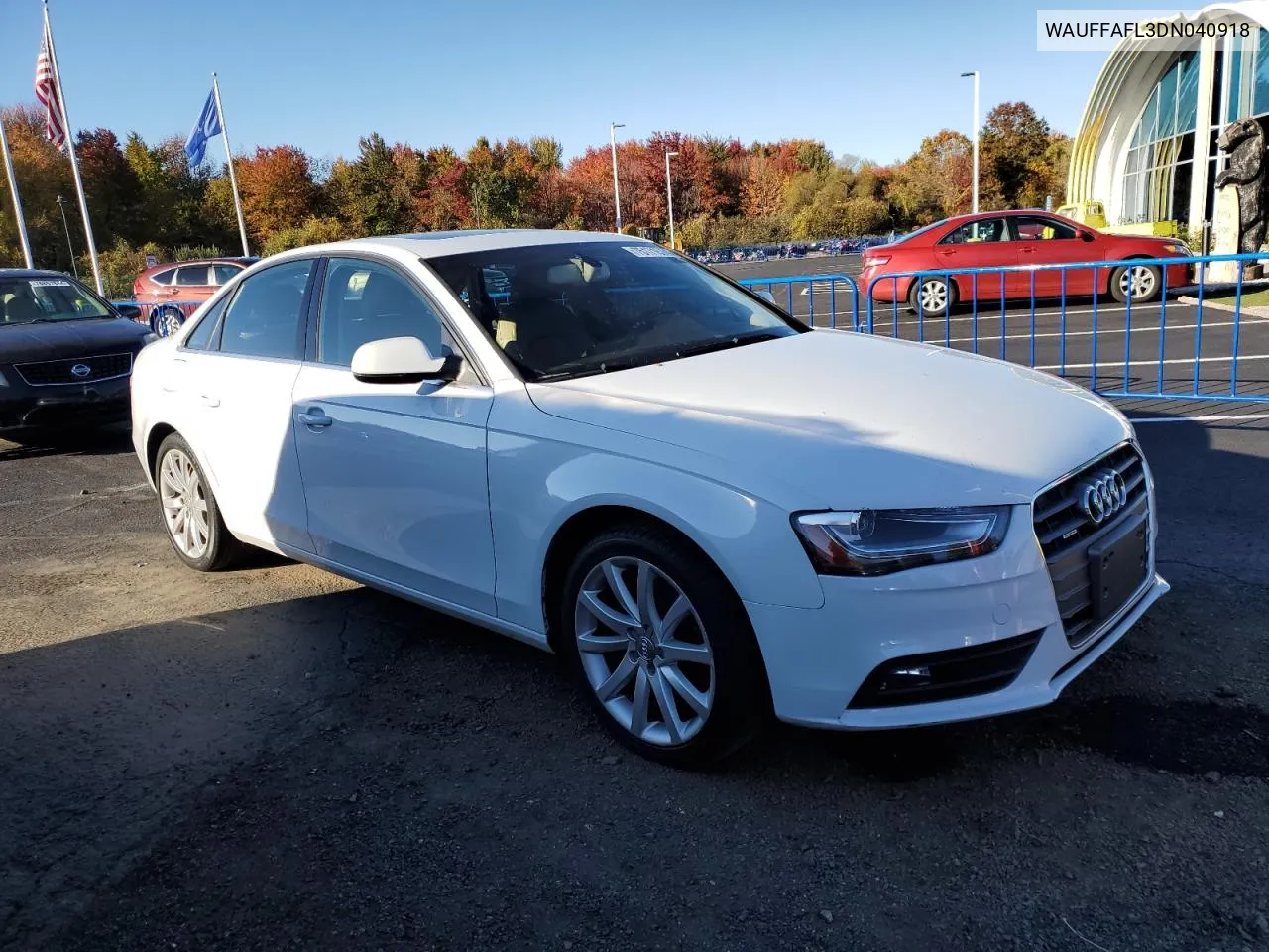 2013 Audi A4 Premium Plus VIN: WAUFFAFL3DN040918 Lot: 75171574