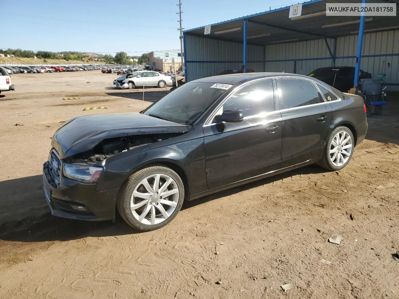 WAUKFAFL2DA181758 2013 Audi A4 Prestige