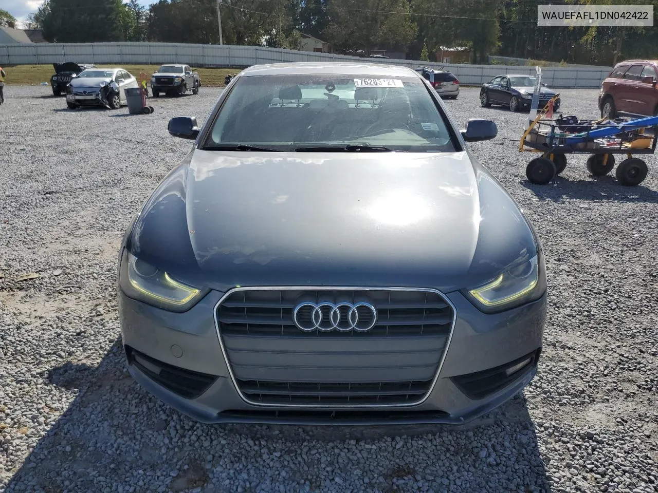 2013 Audi A4 Premium Plus VIN: WAUEFAFL1DN042422 Lot: 76285124