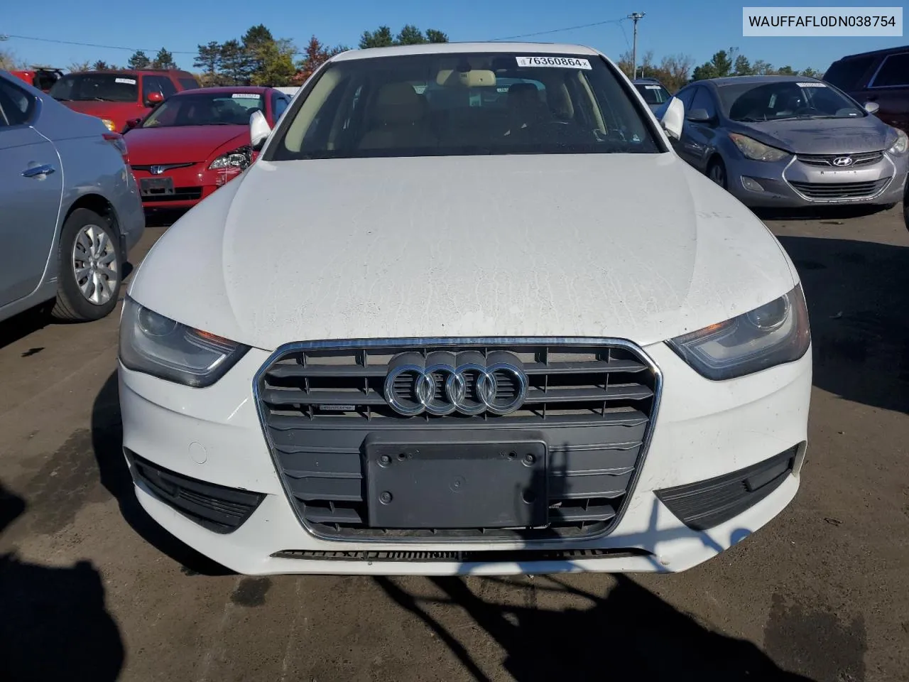 2013 Audi A4 Premium Plus VIN: WAUFFAFL0DN038754 Lot: 76360864