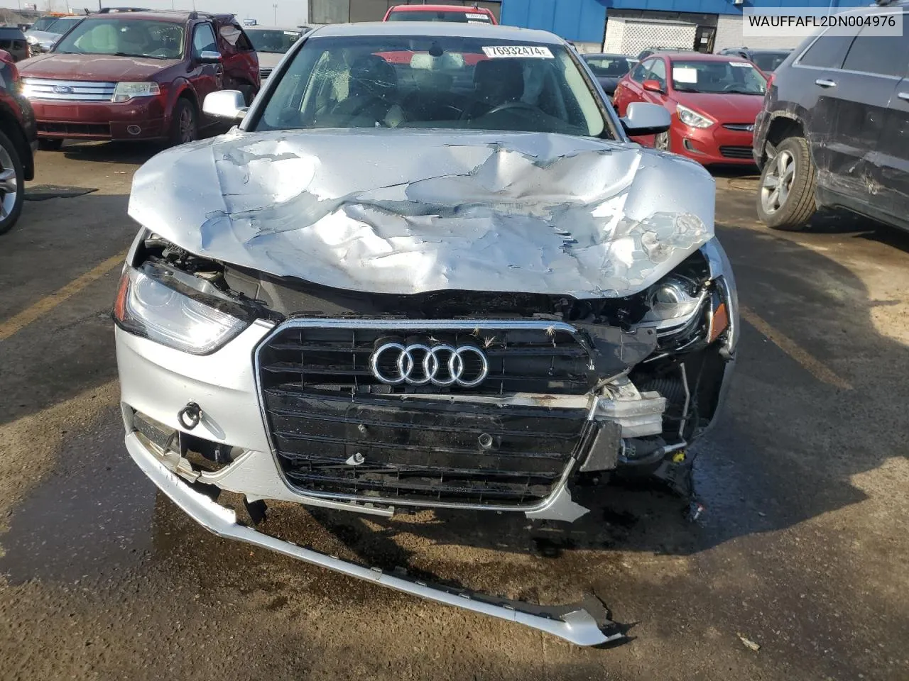 2013 Audi A4 Premium Plus VIN: WAUFFAFL2DN004976 Lot: 76932474