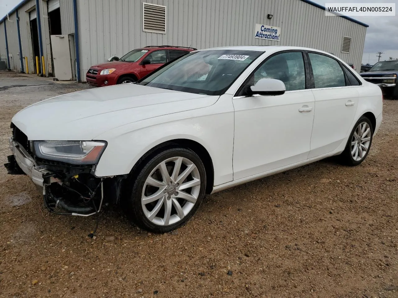 2013 Audi A4 Premium Plus VIN: WAUFFAFL4DN005224 Lot: 77493904