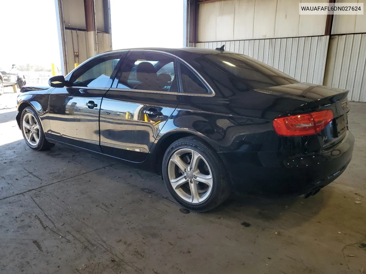 2013 Audi A4 Premium VIN: WAUAFAFL6DN027624 Lot: 77820724