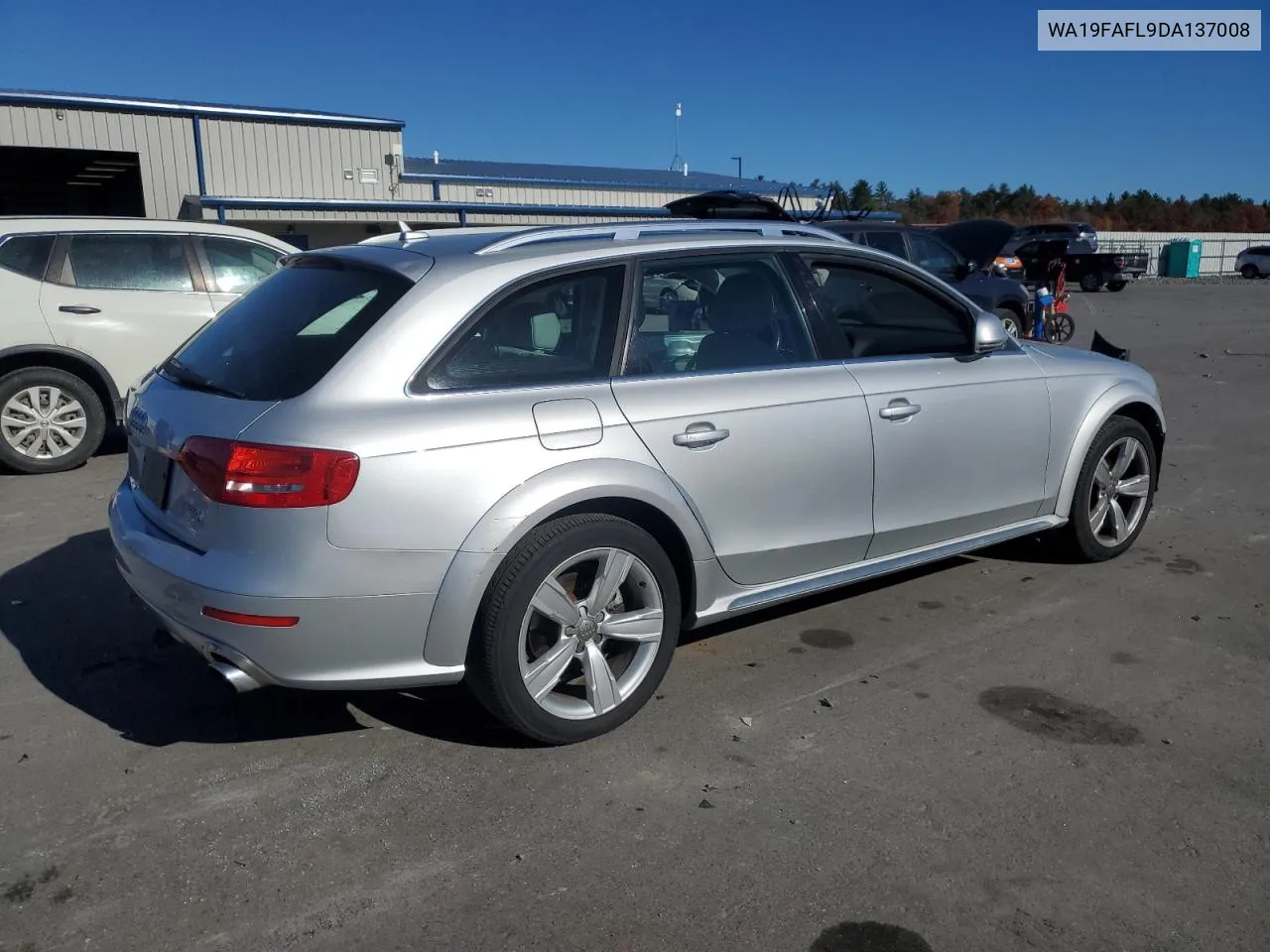 2013 Audi A4 Allroad Premium VIN: WA19FAFL9DA137008 Lot: 78037574