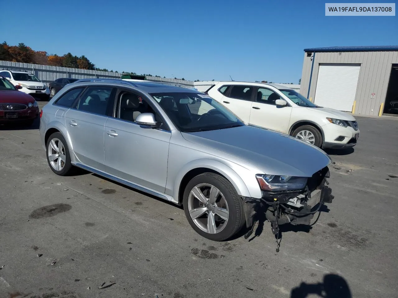 2013 Audi A4 Allroad Premium VIN: WA19FAFL9DA137008 Lot: 78037574