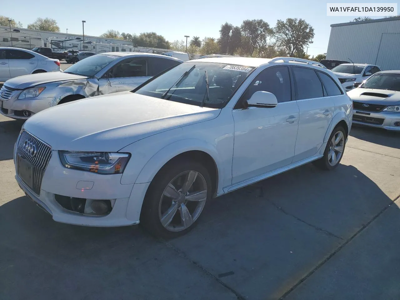 2013 Audi A4 Allroad Prestige VIN: WA1VFAFL1DA139950 Lot: 78839384