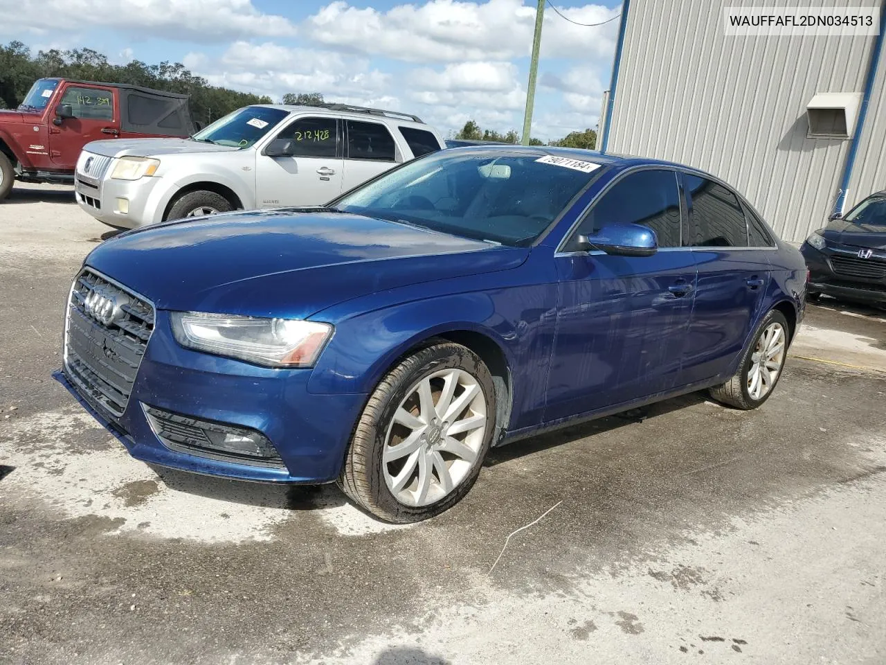 2013 Audi A4 Premium Plus VIN: WAUFFAFL2DN034513 Lot: 79071184