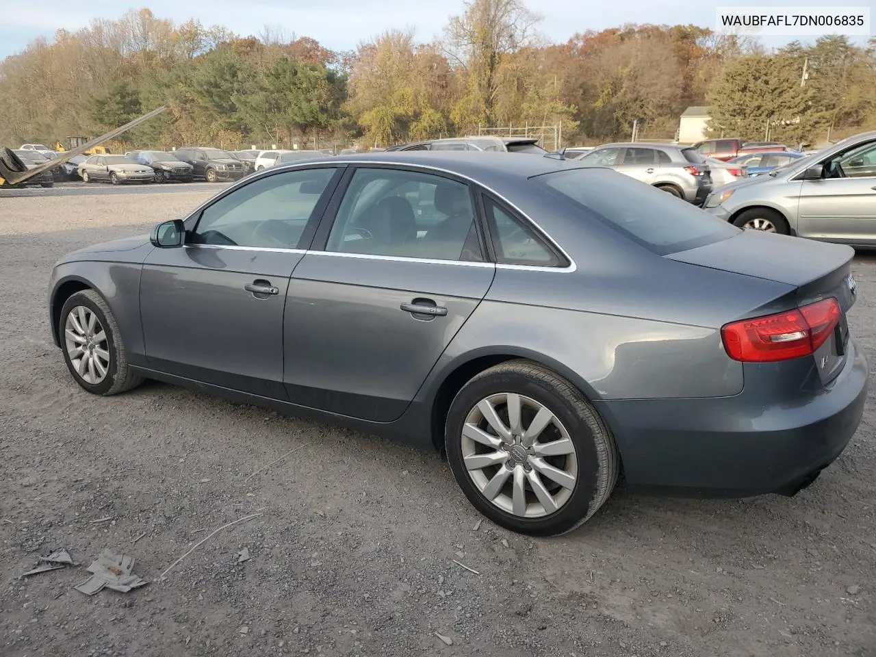 2013 Audi A4 Premium VIN: WAUBFAFL7DN006835 Lot: 79134584