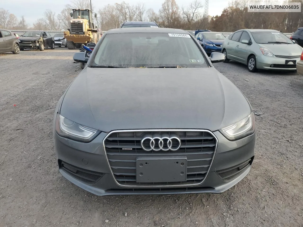 2013 Audi A4 Premium VIN: WAUBFAFL7DN006835 Lot: 79134584