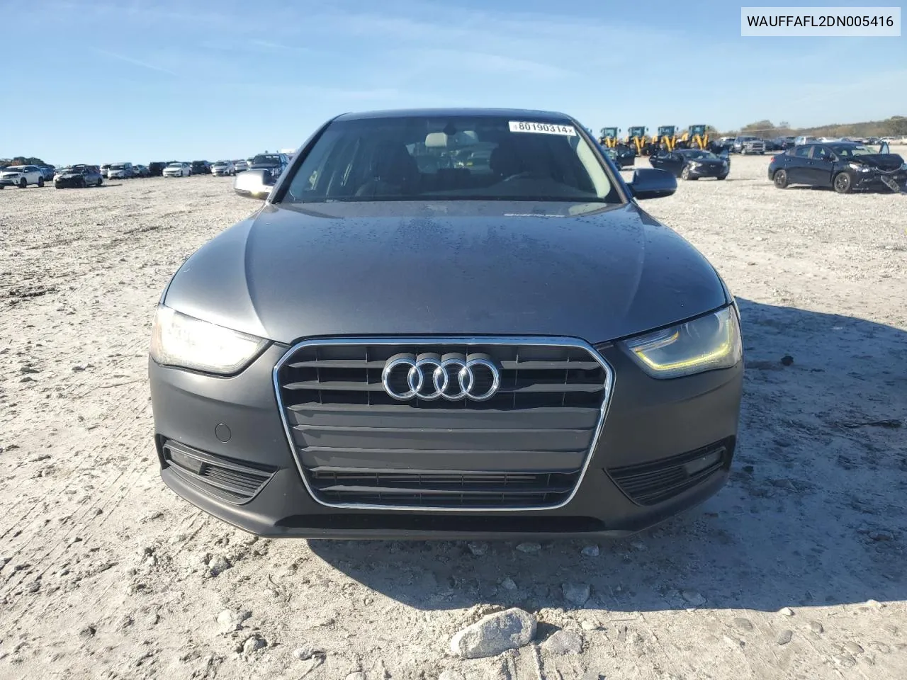 2013 Audi A4 Premium Plus VIN: WAUFFAFL2DN005416 Lot: 80190314