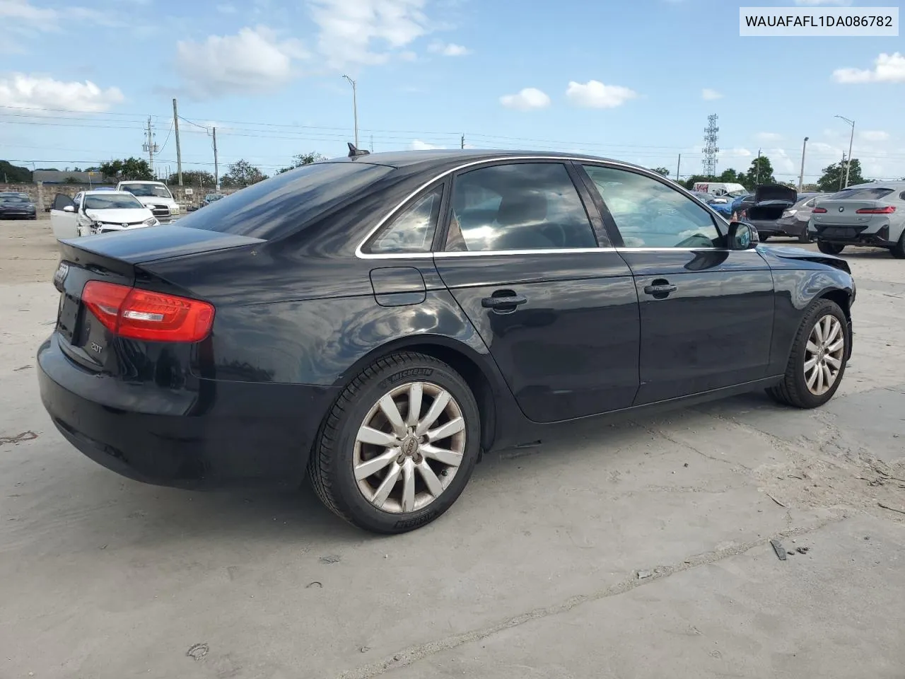 2013 Audi A4 Premium VIN: WAUAFAFL1DA086782 Lot: 80466284