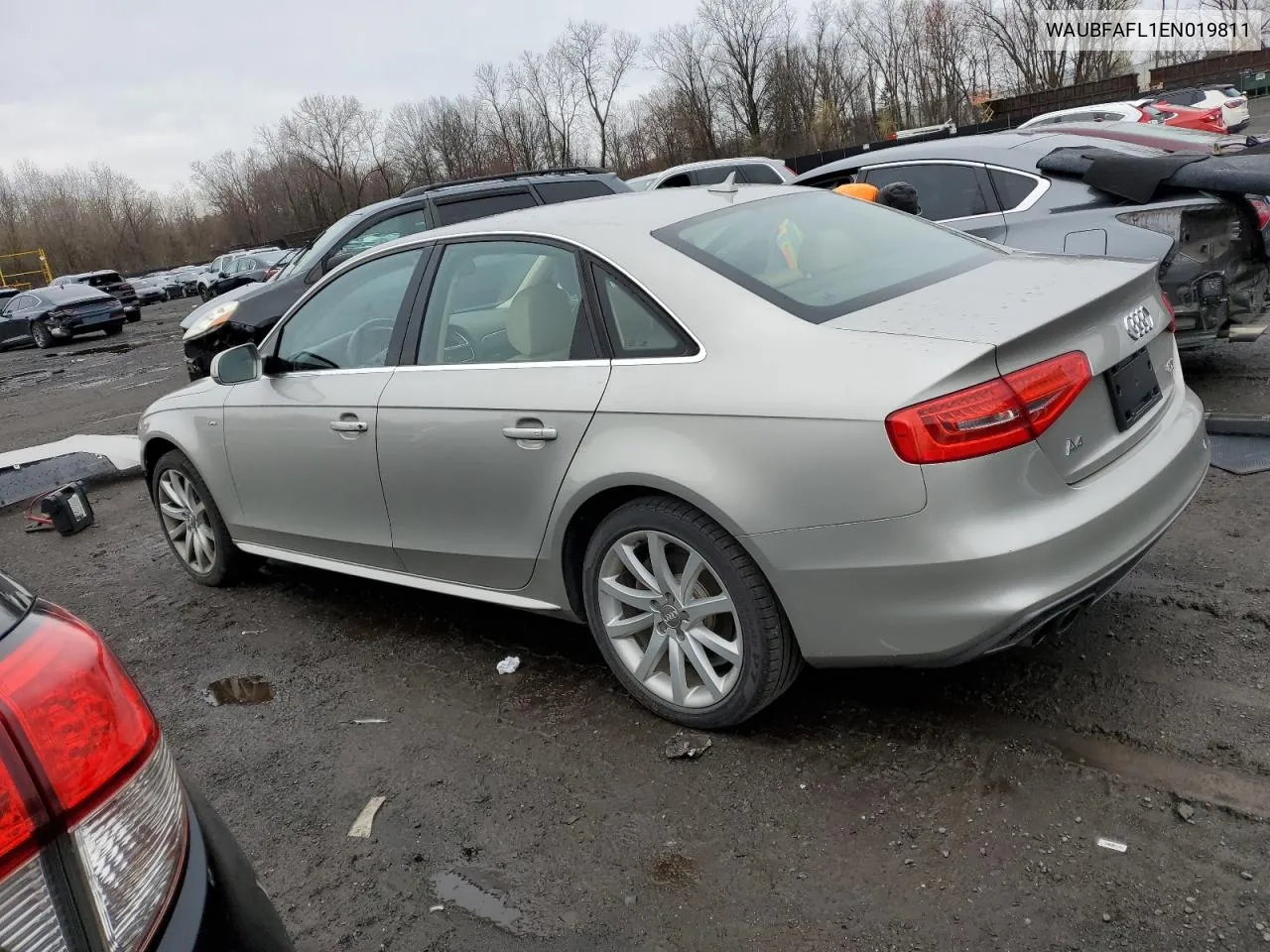 2014 Audi A4 Premium VIN: WAUBFAFL1EN019811 Lot: 47977064