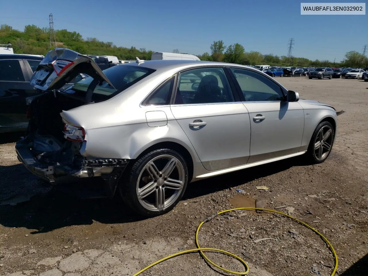 2014 Audi A4 Premium VIN: WAUBFAFL3EN032902 Lot: 52763654