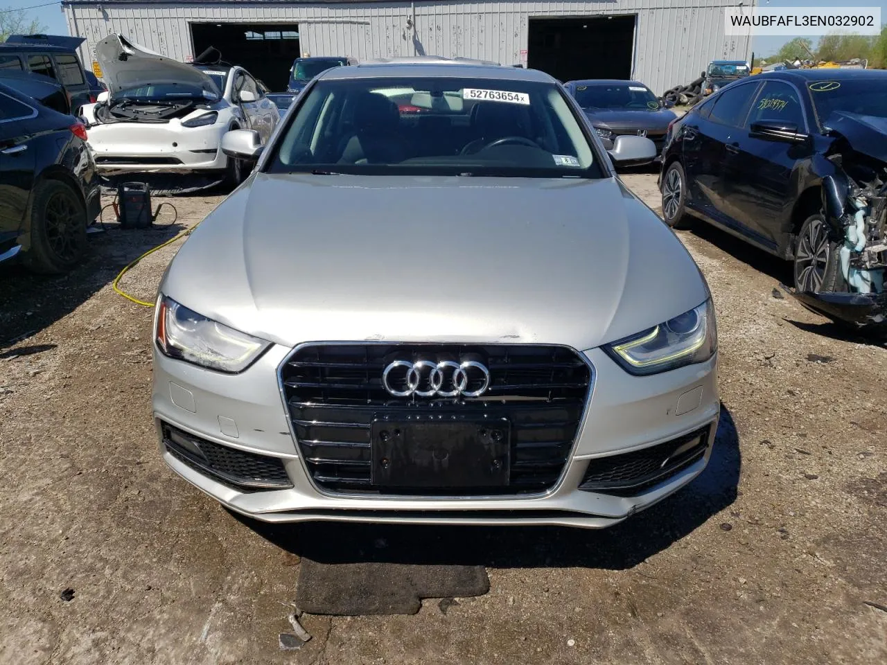 2014 Audi A4 Premium VIN: WAUBFAFL3EN032902 Lot: 52763654