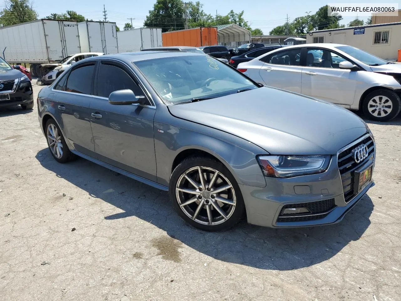 2014 Audi A4 Premium Plus VIN: WAUFFAFL6EA080063 Lot: 60849184