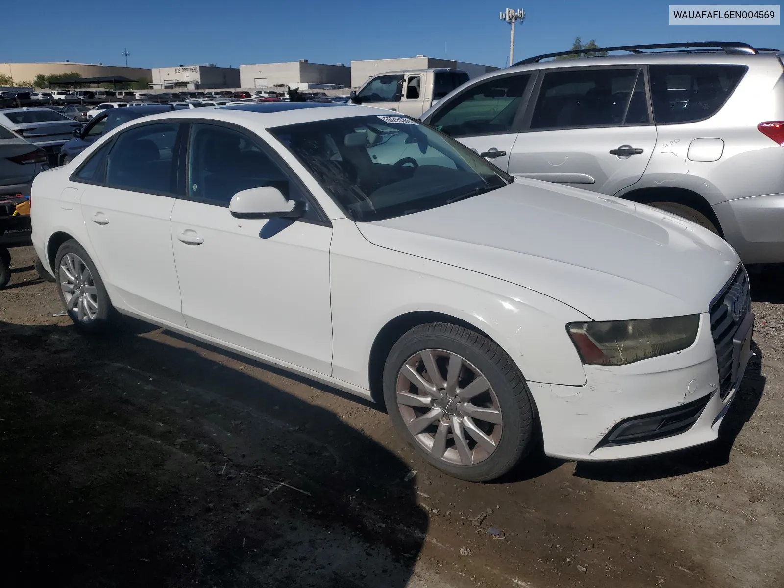 2014 Audi A4 Premium VIN: WAUAFAFL6EN004569 Lot: 65215684