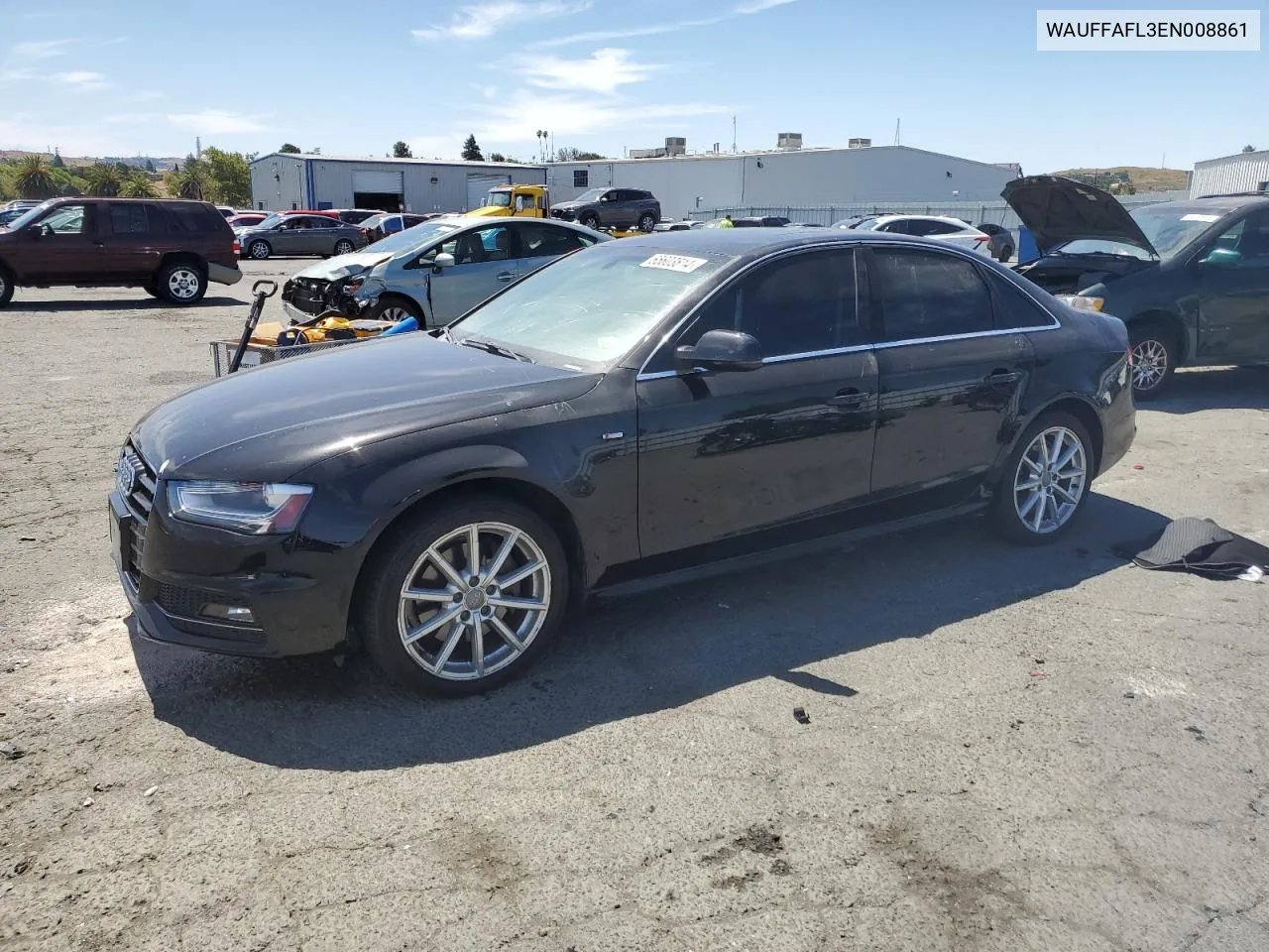 2014 Audi A4 Premium Plus VIN: WAUFFAFL3EN008861 Lot: 65603814