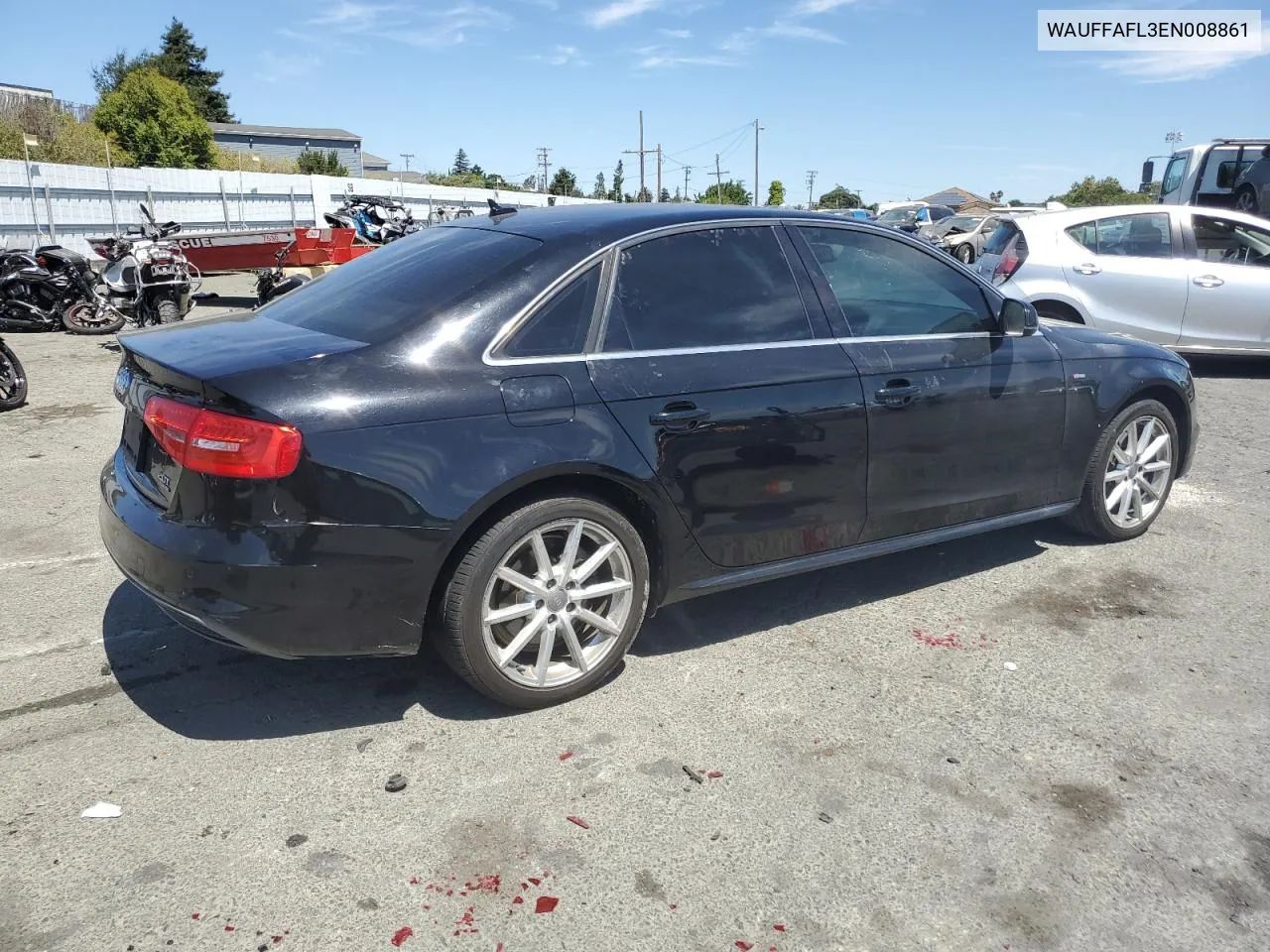 2014 Audi A4 Premium Plus VIN: WAUFFAFL3EN008861 Lot: 65603814