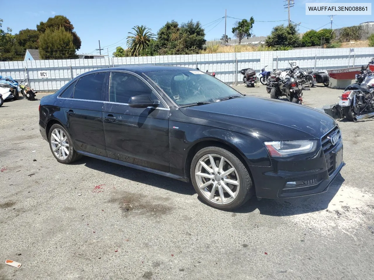 2014 Audi A4 Premium Plus VIN: WAUFFAFL3EN008861 Lot: 65603814