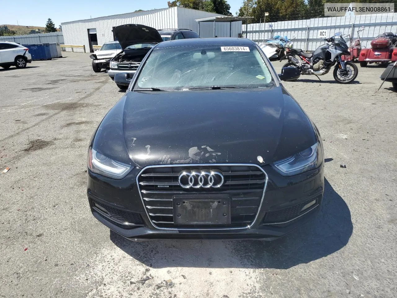 2014 Audi A4 Premium Plus VIN: WAUFFAFL3EN008861 Lot: 65603814