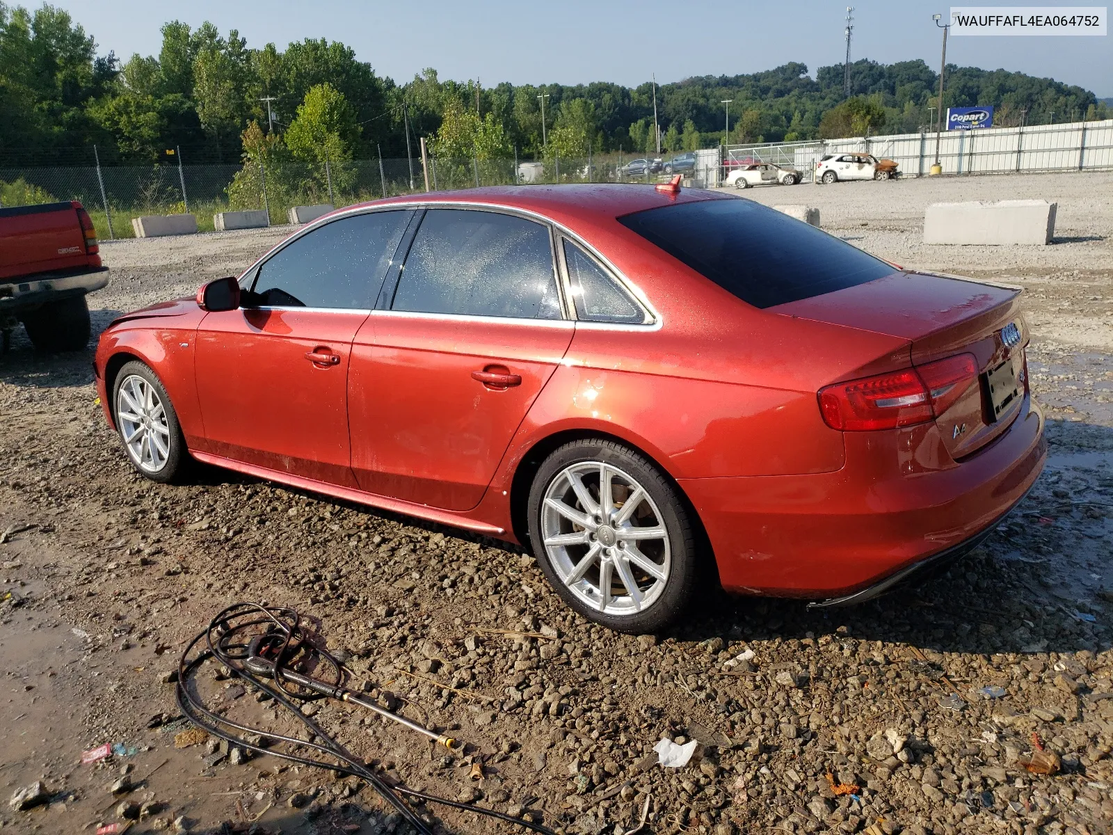 2014 Audi A4 Premium Plus VIN: WAUFFAFL4EA064752 Lot: 66159274