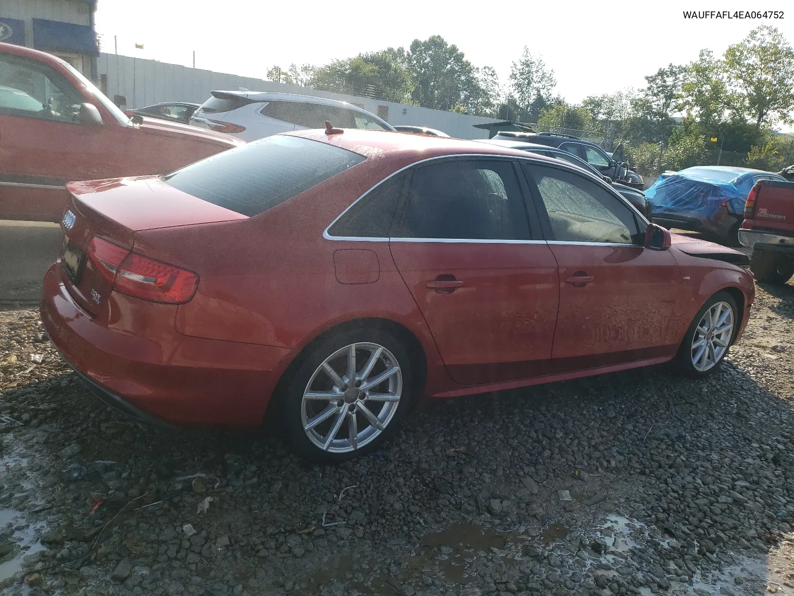 2014 Audi A4 Premium Plus VIN: WAUFFAFL4EA064752 Lot: 66159274